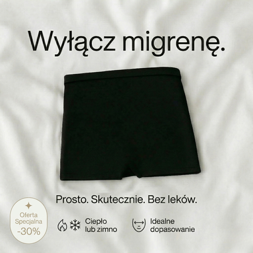 Anti-migrenowa maska komfort+